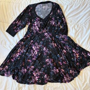 Torrid 1x Soft Floral Dress